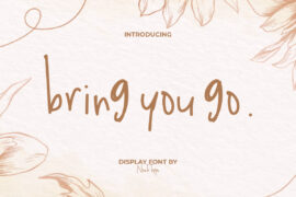 Bring You Go Demo Font