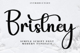 Bristney Font