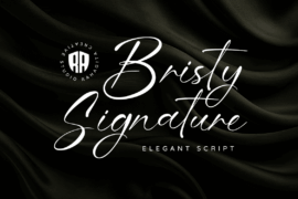 Bristy Signature Font