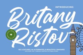 Britany Ristov DEMO VERSION Font
