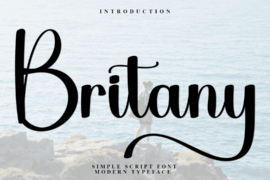 Britany Style Font