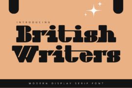 British Writers Demo Font