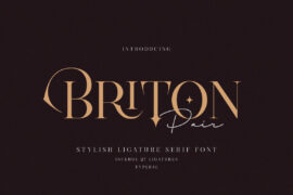 BritonPair Font