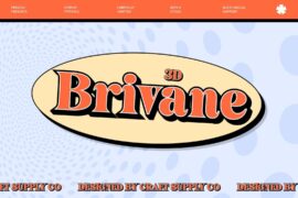 Brivane Extrude Right Demo Font