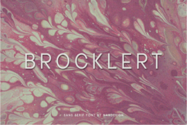 Brocklert ND Font
