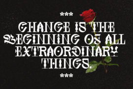 Brocky Whiesed DEMO Font