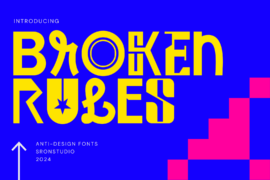 Broken Rules Font