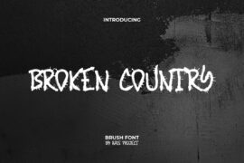 BrokenCountryDemo Font