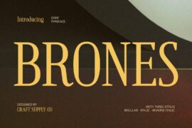 Brones Demo Font