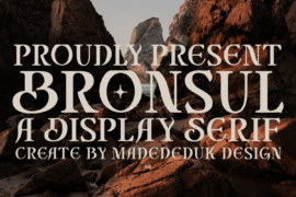 Bronsul DEMO Font