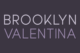 Brooklyn Valentina ND Font