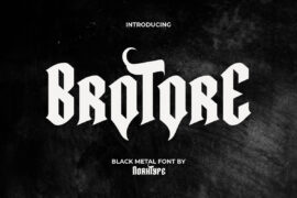 Brotore Demo Font
