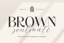 Brown Soulmate Personal Use Only Font Family
