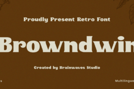 Browndwin Font