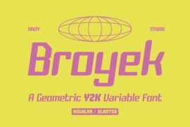 Broyek Demo Font