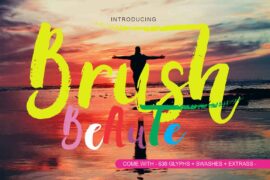 brush Beaute Font