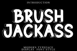 Brush Jackass Font
