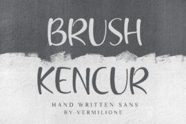 Brush Kencur DEMO Font