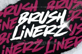 Brushlinerz Font