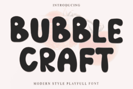 Bubble Craft Font