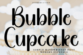 Bubble Cupcake Font
