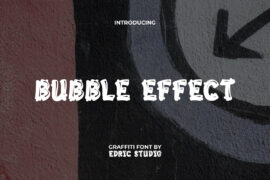 Bubble Effect Demo Font