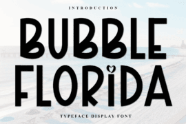 Bubble Florida Font