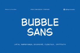 Bubble Sans Font