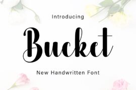 Bucket Font