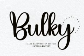 Bulky Font
