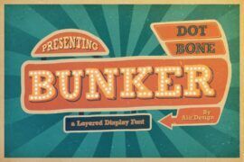 BUNKER Font Family