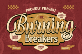 Burning Breakers Font Family