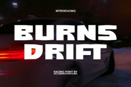 Burns Drift Demo Font