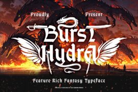 Burst Hydra Font