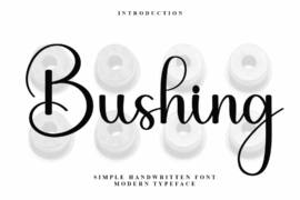 Bushing Bundle Font