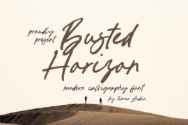 Busted Horizon Font