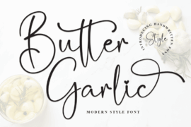 Butter Garlic Font