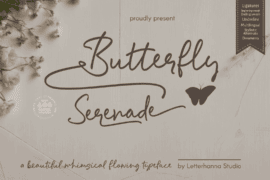 Butterfly Serenade Font