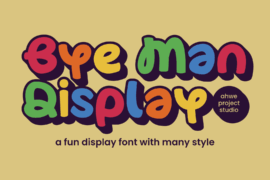 Bye Man FREE Font