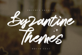 Byzantine Themes Demo Font