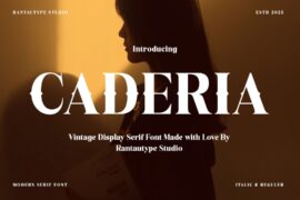 Caderia Font