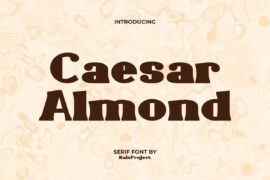 Caesar Almond Demo Font