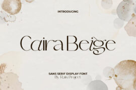 Caira Beige Demo Font