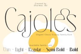 Cajoles DEMO Font