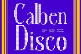 Calben Disco Demo Font