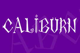 CALIBURN Font