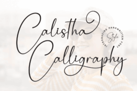 Calistha Calligraphy Font