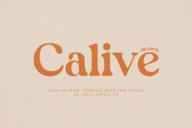 Calive Drawn Demo Font