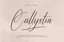 Callystin Font