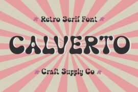 Calverto Demo Font